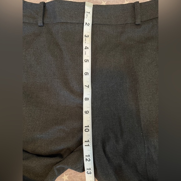 Anne Klein stretch, cuffed pants - dark gray - size 8 NWT - Picture 11 of 12